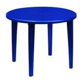Стол круглый синий D=900 мм, h=710 мм