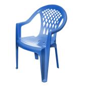 Кресло Виктория синее (590х568х825) , макс нагрузка 110 кг/10-0473