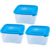 Комплект контейнеров для замораживания продуктов 1,0л. (3шт) Морозко