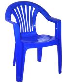 Кресло пластик синее
