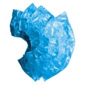 Бахилы 5 гр, Синие Двойная резинка(50 мкм) ПНД 40*15 см. евроблок 500пар/уп
