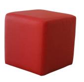 Банкетка Куб\ цвет-красный
