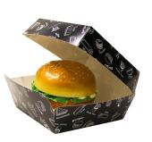 Коробка для гамбургера Комплемент Blak 120*120*100мм 1/250