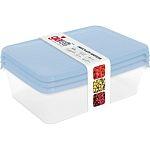 Набор контейнеров для заморозки Sugar&Spice (3*0,9л) голубой арт.99-5425