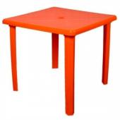 Стол квадратный красный (800х800х710) мм