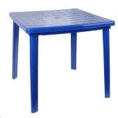 Стол пластик квадрат, синий (850х850х740мм)