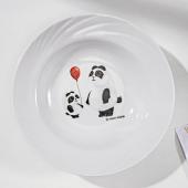 Тарелка мелкая 175мм Малыши-панды(Дулево)